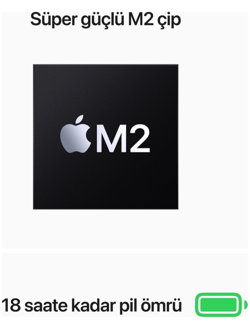 Apple MacBook Air M2 16GB 256GB SSD macOS 13" Taşınabilir Bilgisayar Gümüş MC7V4TU/A Apple MacBook Air M2 16GB 256GB SSD macOS 13" Taşınabilir Bilgisayar Gümüş MC7V4TU/A