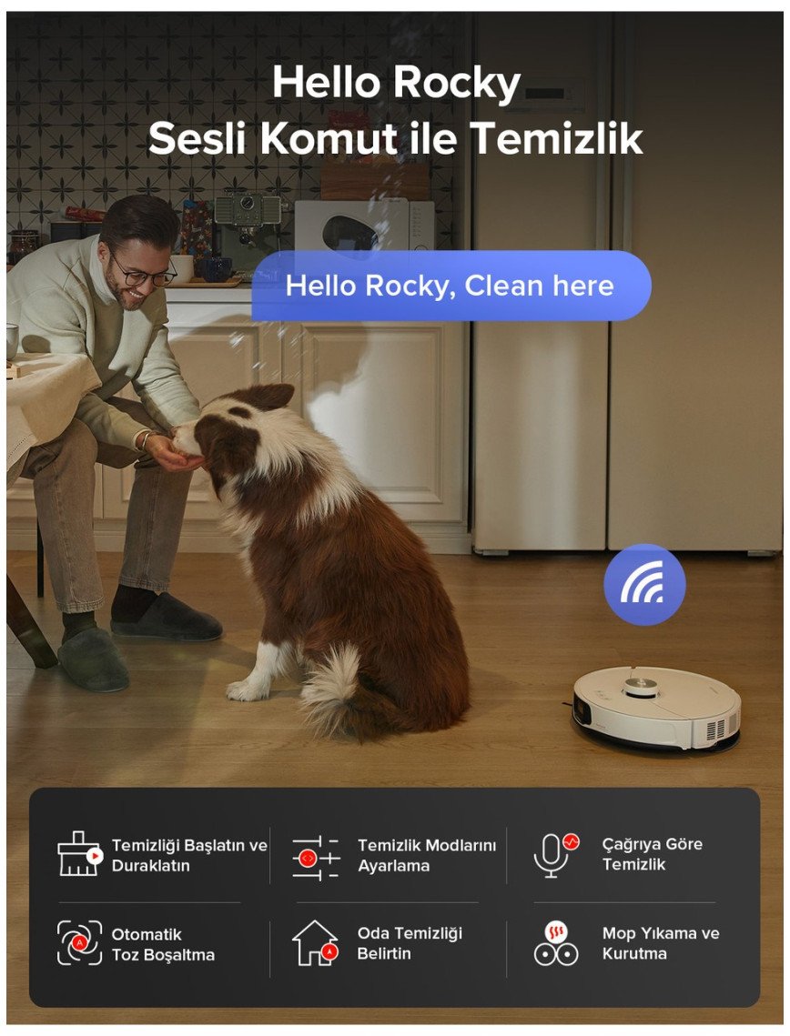 Roborock S8 Maxv Ultra Akıllı Robot Süpürge Beyaz Roborock S8 Maxv Ultra Akıllı Robot Süpürge Beyaz