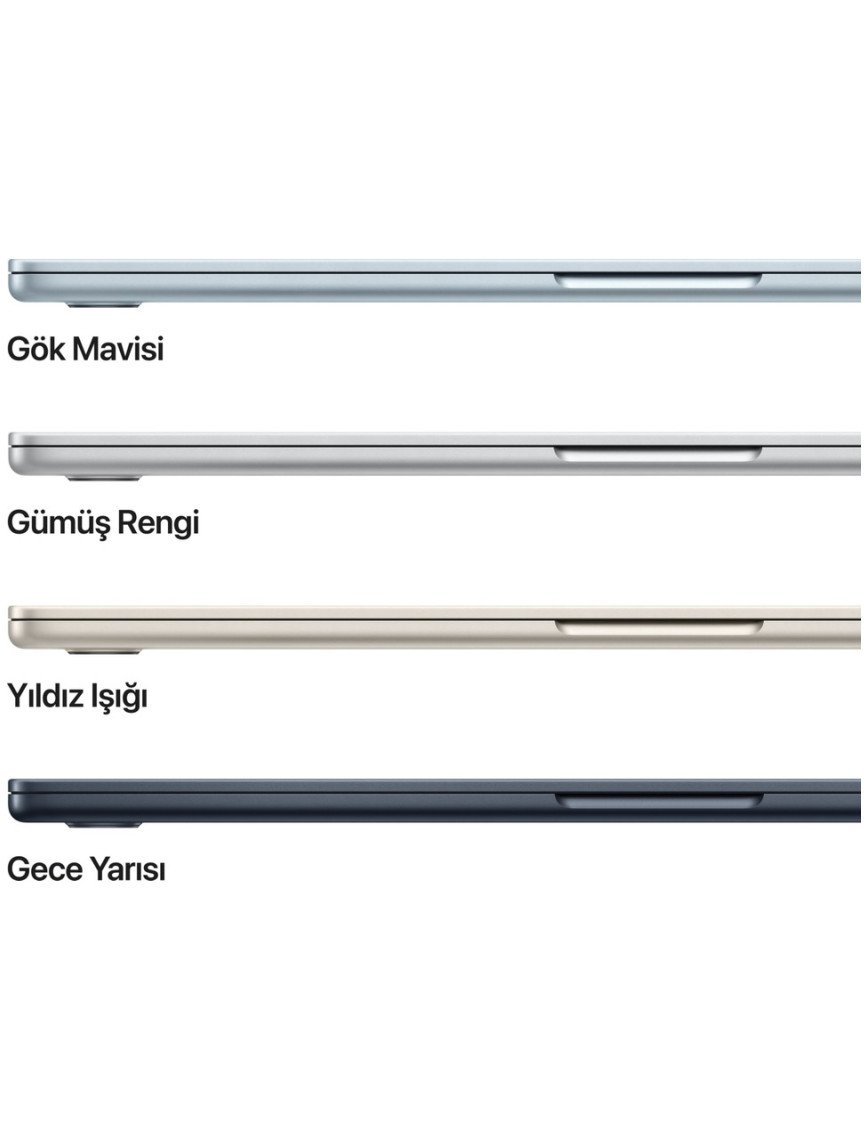 Apple MacBook Air M4 24GB 512GB SSD macOS 15" Taşınabilir Bilgisayar Yıldız Işığı MC6K4TU/A Apple MacBook Air M4 24GB 512GB SSD macOS 15" Taşınabilir Bilgisayar Yıldız Işığı MC6K4TU/A