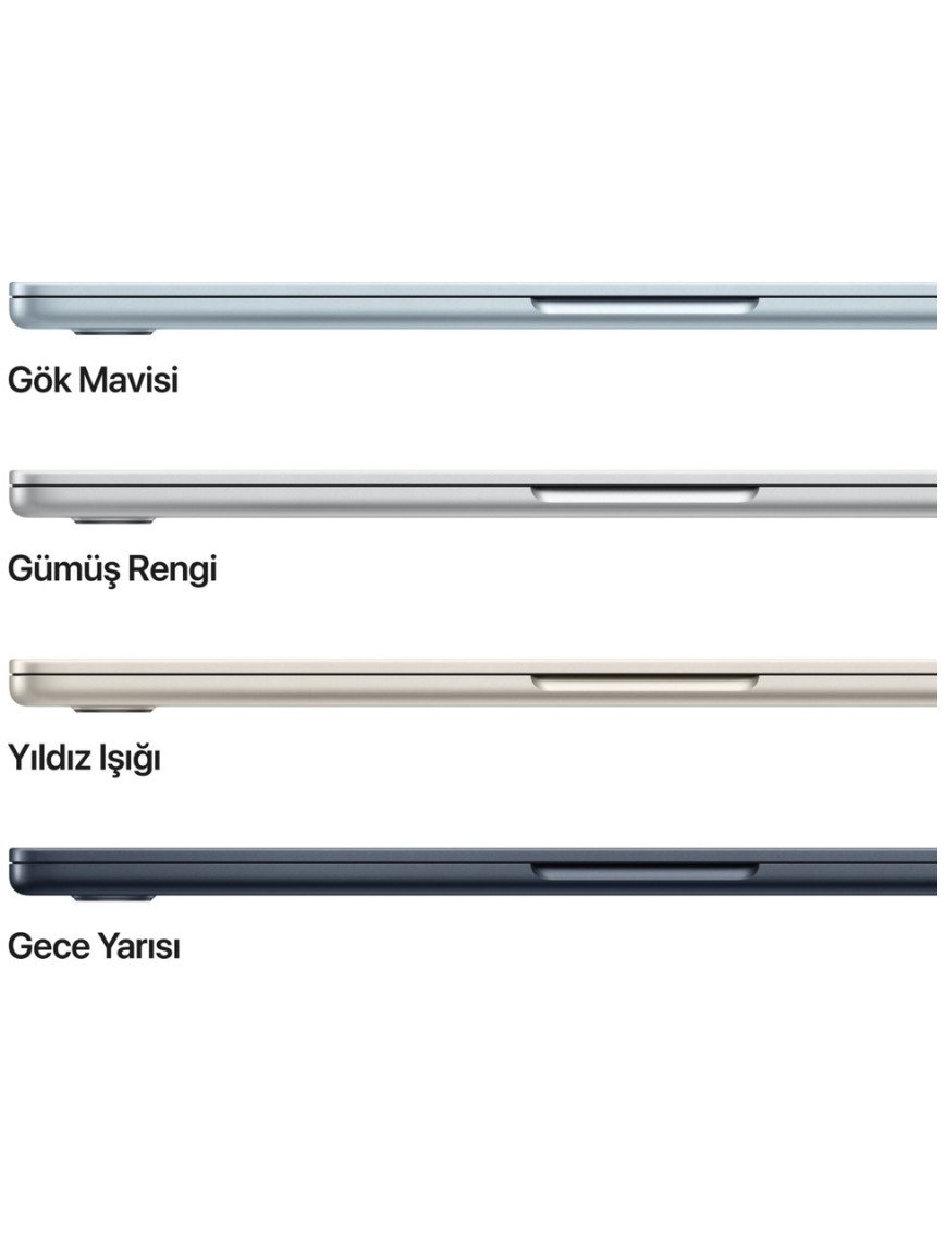 Apple MacBook Air M4 24GB 512GB SSD macOS 13" Taşınabilir Bilgisayar Gök Mavisi MC6V4TU/A Apple MacBook Air M4 24GB 512GB SSD macOS 13" Taşınabilir Bilgisayar Gök Mavisi MC6V4TU/A