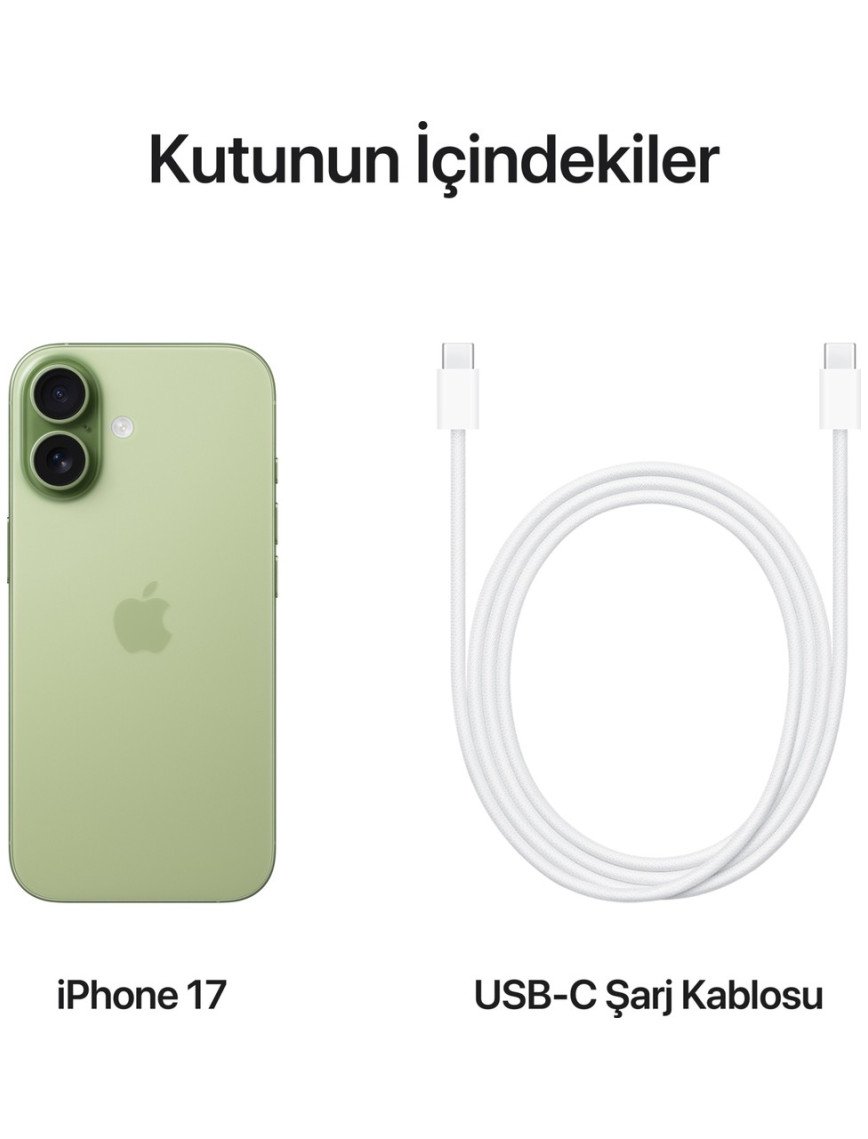 Apple iPhone 17 512 GB Ada Çayı Apple iPhone 17 512 GB Ada Çayı